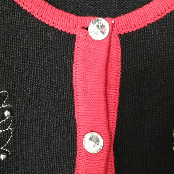 Nouveaux  Christmas holiday  cardigan sweater size S - Picture 3 of 8